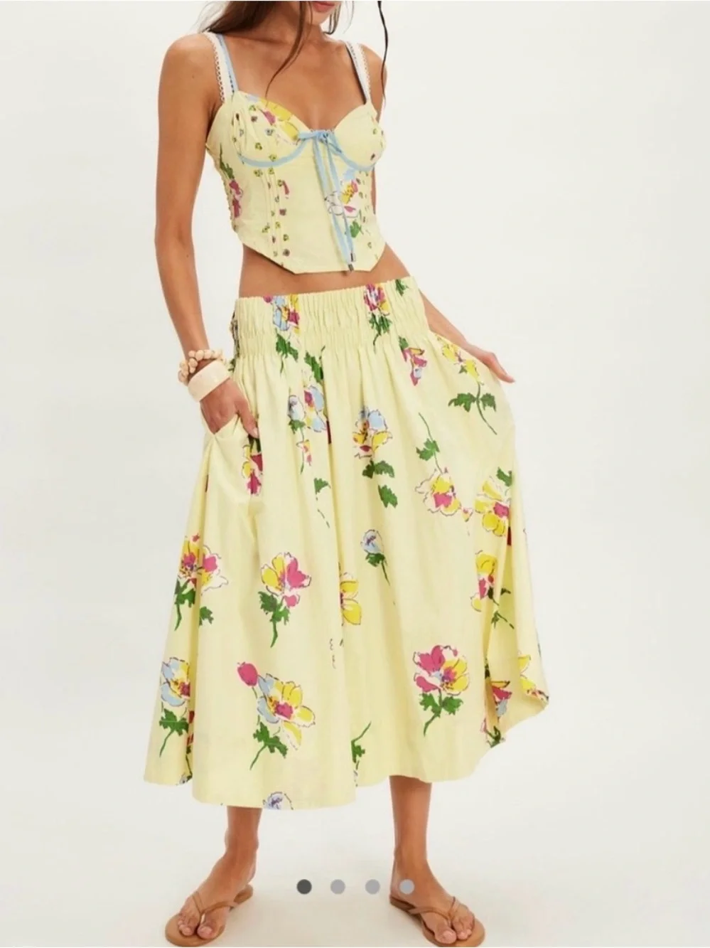 Free People Luca Set - Early Bloomer Combo